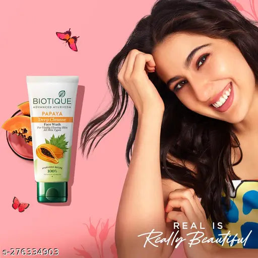 Biotique Skin Care CTM Regime Combo (Papaya Facewash 100ml,Cucumber Toner 120ml & Morning Nectar Moisturizer 120ml)