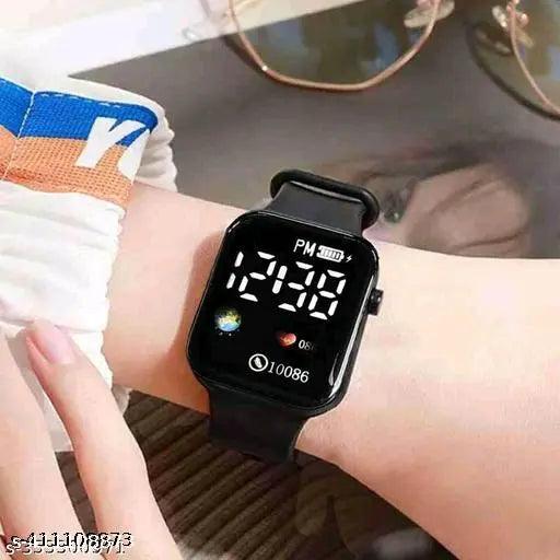 Stylish Black Ultrapod TWS Bluetooth Wireless Bluetooth Headphones (Ultrapod + Watch, True Wireless) - Springkart