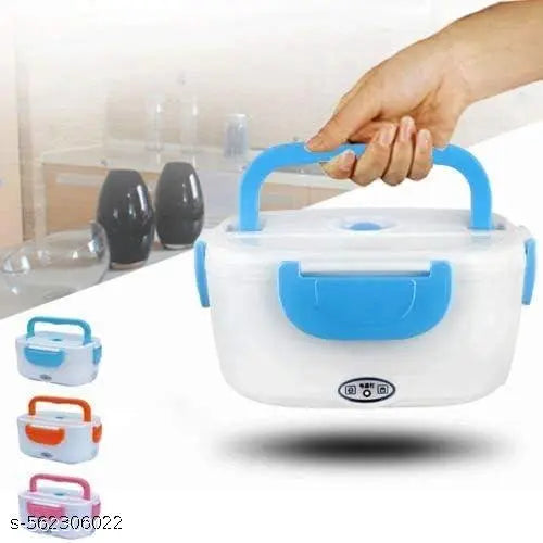 Dharm_Enterprises Hard Plastic Multi-Function Electric Portable Food Warmer | Electric Lunch Box | Traveling Lunch Box