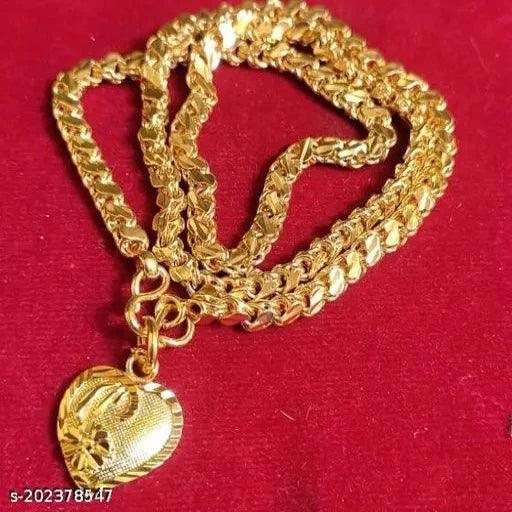Garranty Gold Covering Latest Design Chain For Womans - Springkart