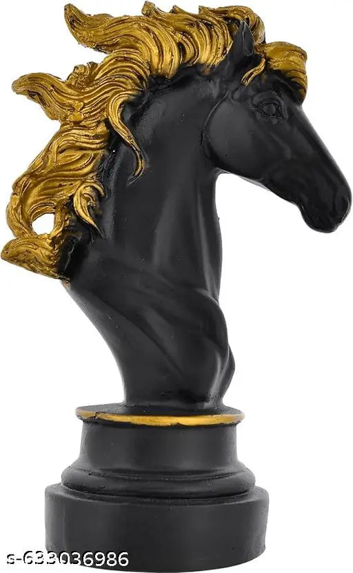 NamoCollection Horse Face Antique Finish Sculpture Art Decor for Decorative Home Decor Figurine, Stylish Showpiece for Living Room, Office & Gift Ideas"