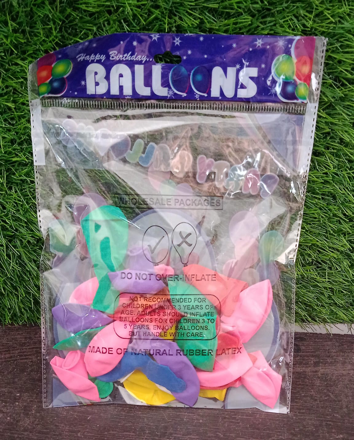 Balloons Kinds of Latex Balloons for Birthday / Anniversary / Valentine's / Wedding / Engagement Party Decoration Birthday Decoration Items for Kids Multicolor (24 Pcs Set) - Springkart