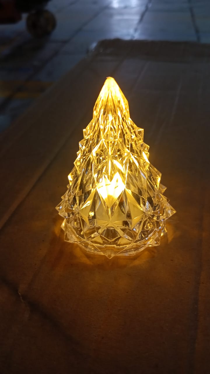 Iceberg / Pyramid Candlelight Tea Light (1 Pc) - Springkart