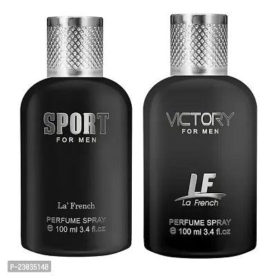 La French Sport And Victory Eau De Perfume For Men 100ml Pack Of 2 - Springkart