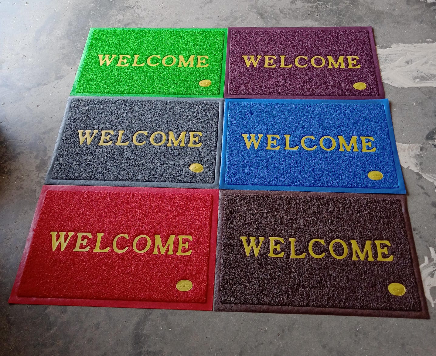 Welcome Door Mat for Home Entrance Outdoor Mat Anti Slip Heavy Duty and Waterproof | Easy to Clean for Entry For Bedroom, Living Room (23x15 Inch) - Springkart
