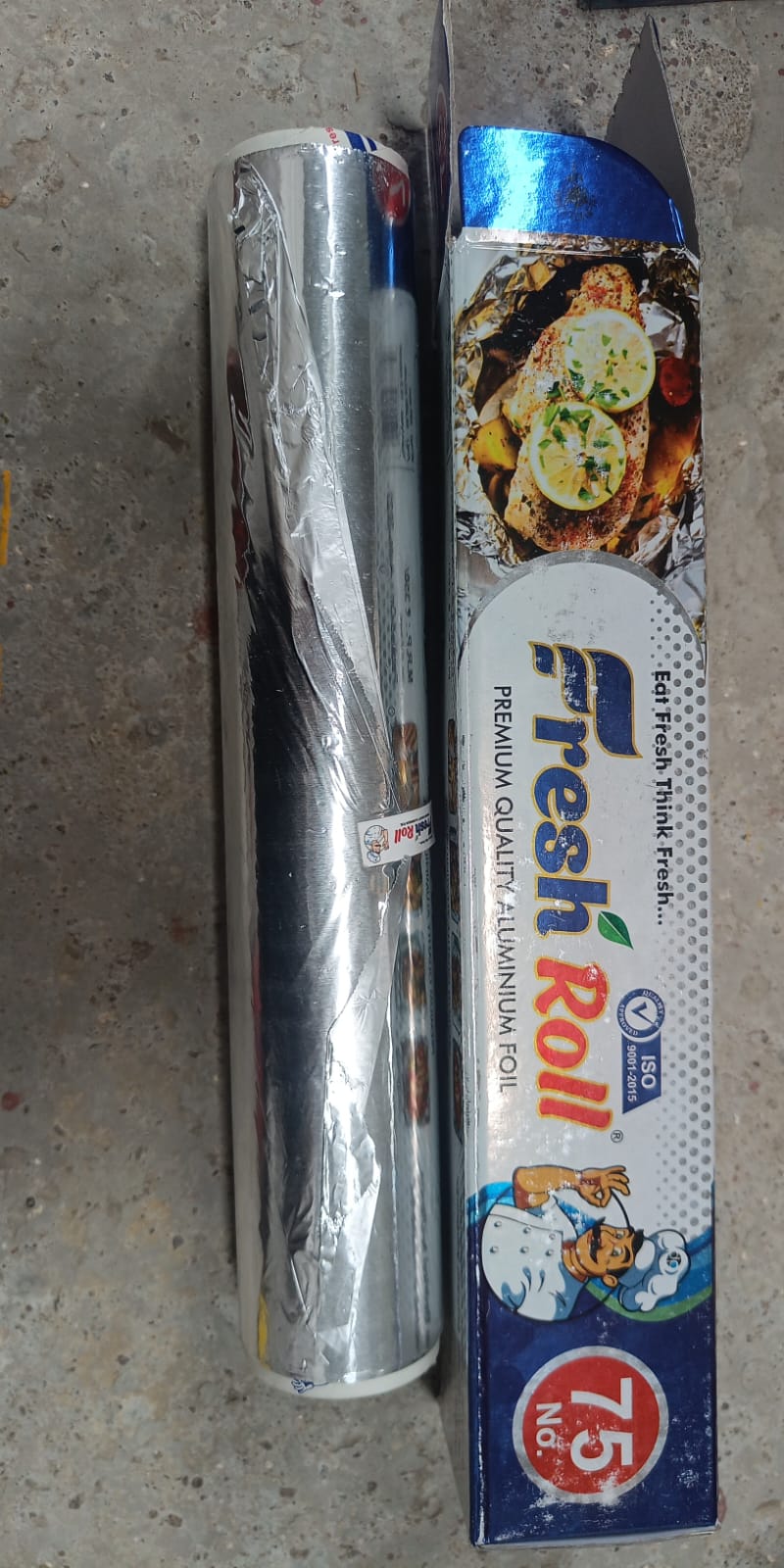 Premium Quality Aluminum Foil Roll Heavy Duty Non Stick Thick Aluminum Foil Sheet Baking Grilling Tool Width 295mm (1Pc) - Springkart