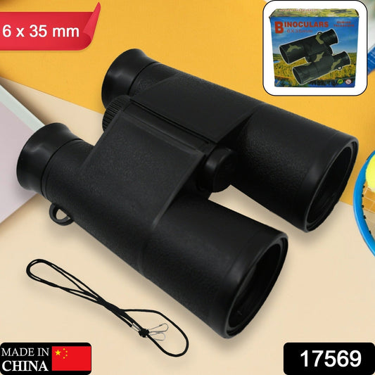 Learning Toy Binoculars / Telescopic for Kids Educational Birthday Return Gifts for Boys and Girls in Bulk Hunting Bird Watching Camping Outdoor, Binoculars for Hunting Trips (6x35 MM / 1 Pc) - Springkart