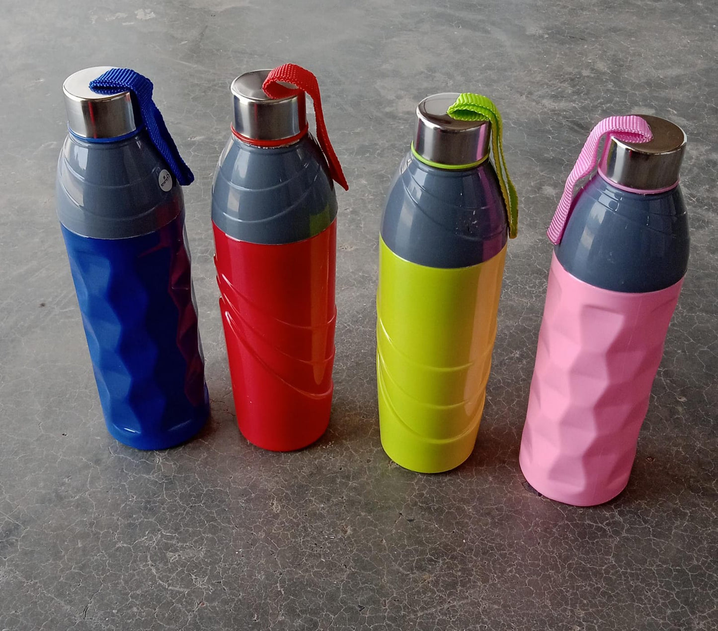 Plastic Sports Insulated Water Bottle with Dori Easy to Carry High Quality Water Bottle, BPA-Free & Leak-Proof! For Kids' School, For Fridge, Office, Sports, School, Gym, Yoga (750 ML / 1 Pc / Multi Color) - Springkart