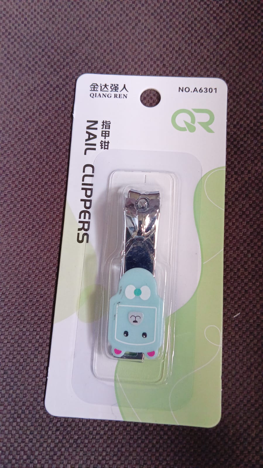 Cute Nail Clipper with Nail Catcher, Nail File - Stainless Steel (1 Pc) - Springkart