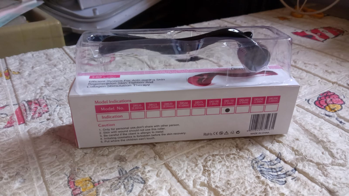 Derma Roller Anti Ageing and Facial Scrubs & Polishes Scar Removal Hair Regrowth (2 MM) - Springkart