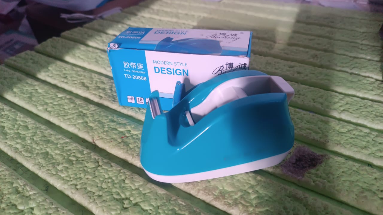 Plastic Tape Dispenser Cutter for Home Office use (1 pc / 18 mm) - Springkart