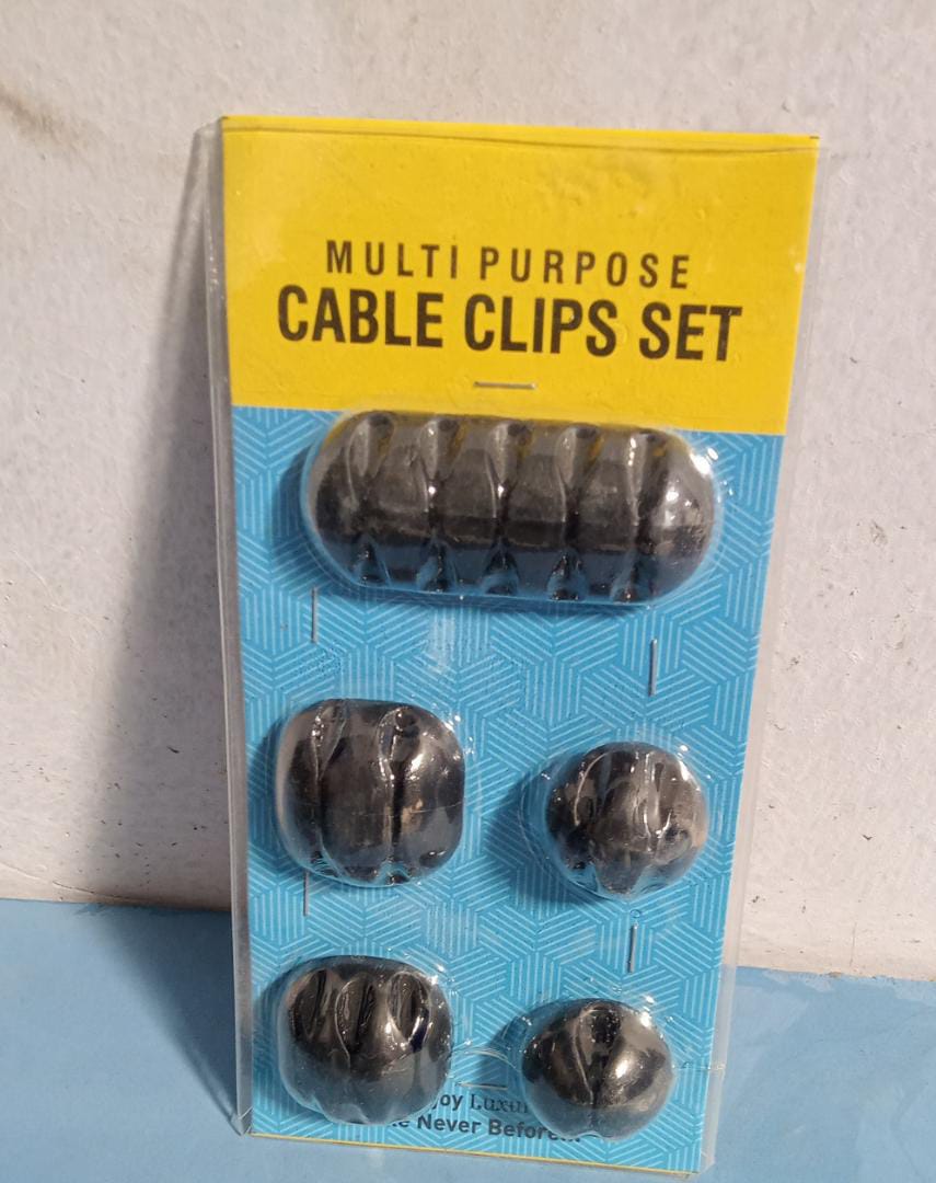 Cable Clips Multi Purpose Cable Organizer , Wire Holder For Desk And Table Use - Springkart