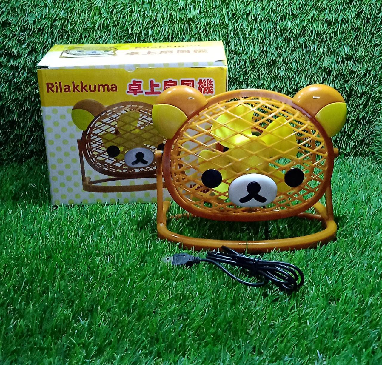 TEDDY BEAR PORTABLE FAN ADJUSTABLE USB FAN SUITABLE FOR HOME , OFFICE , CAR, & MULTI USE FAN - Springkart