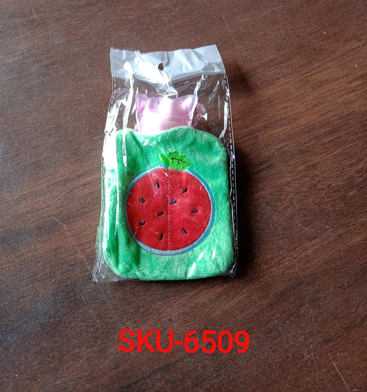 Watermelon small Hot Water Bag with Cover for Pain Relief, Neck, Shoulder Pain and Hand, Feet Warmer, Menstrual Cramps. - Springkart
