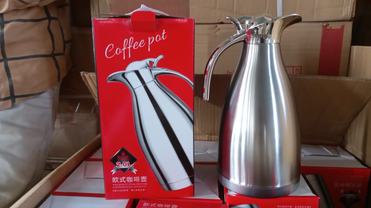 Vacuum Insulated Kettle Jug (Stainless Steel): 2LSizes - Springkart