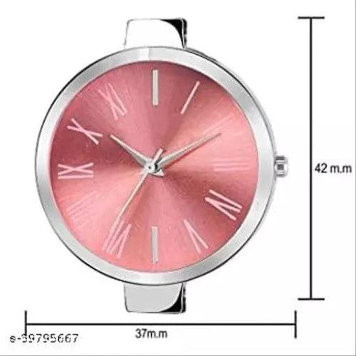 Trendy Women Silver Metal Analog Watch - Springkart