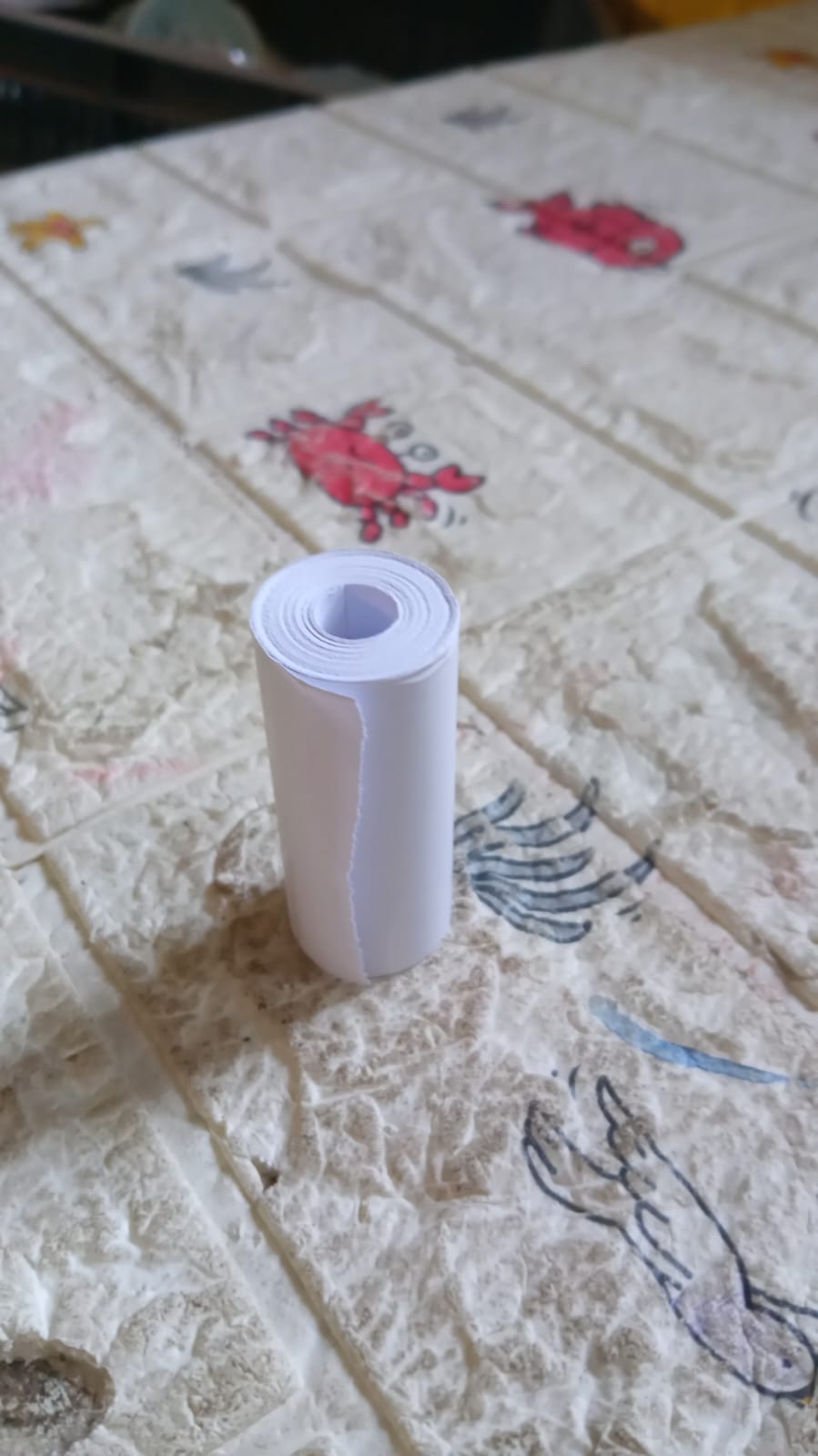 Small Thermal Printer Paper, Printing Paper Roll Aging Resistant Fast Color Rendering Portable Clear Printing for Travel (1 Pc / Printing Paper Roll ) - Springkart