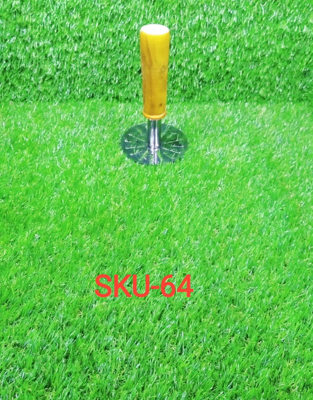 Stainless Steel Potato Masher, Pav Bhaji Masher with wooden handle - Springkart