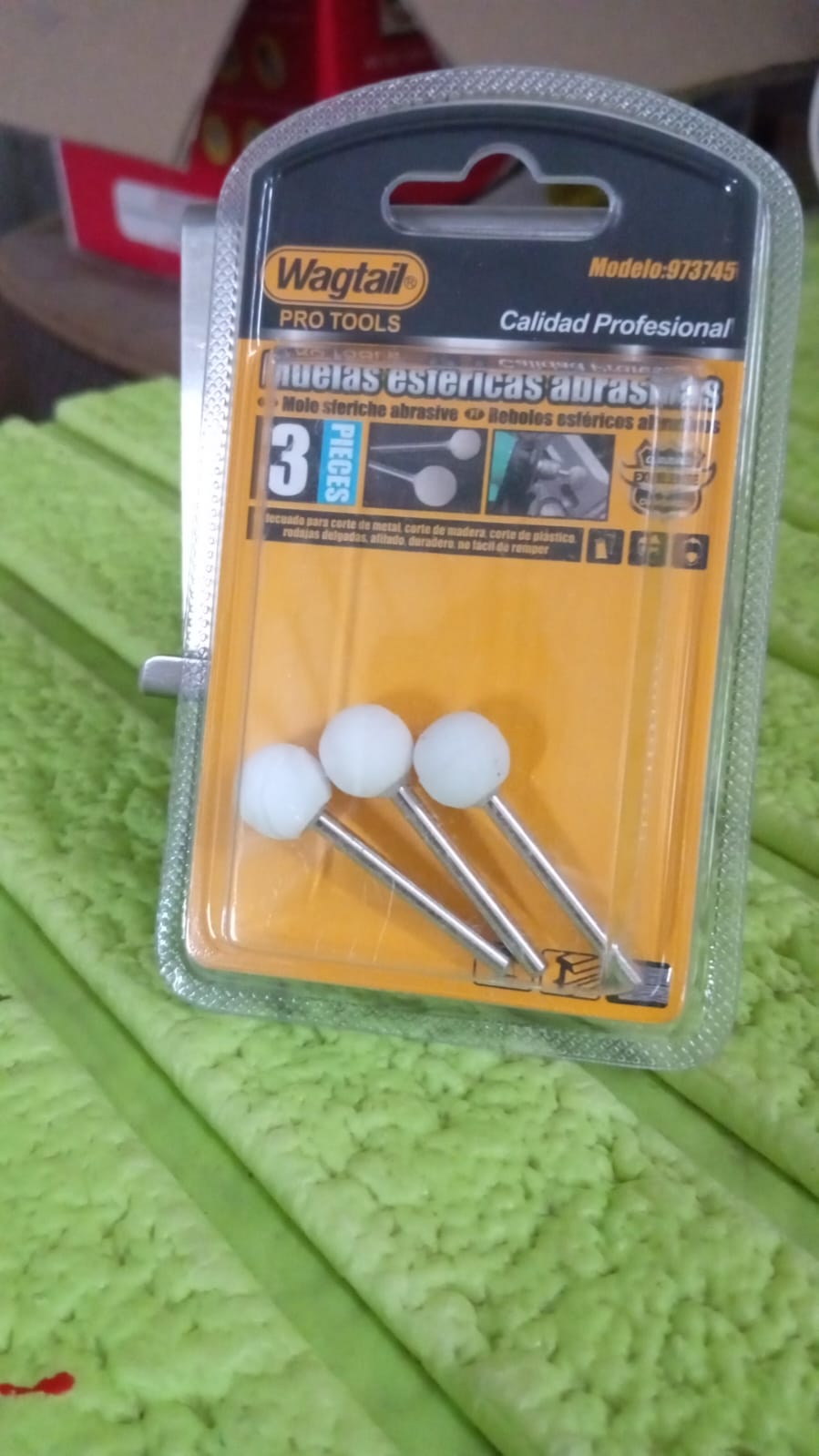 Abrasive Mounted Grinding Stone Spherical Head Wheel Abrasive Tools (3 Pcs) - Springkart