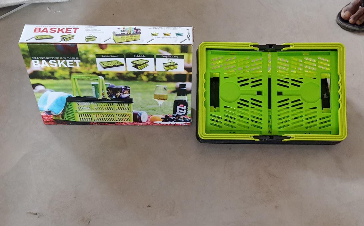 Folding Shopping Portable Storage Basket - Springkart