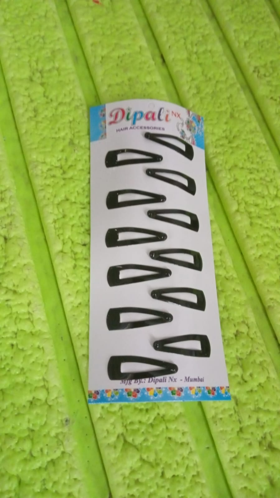 Metal Tik Tak Hair Clips (12 Pcs Set) - Springkart