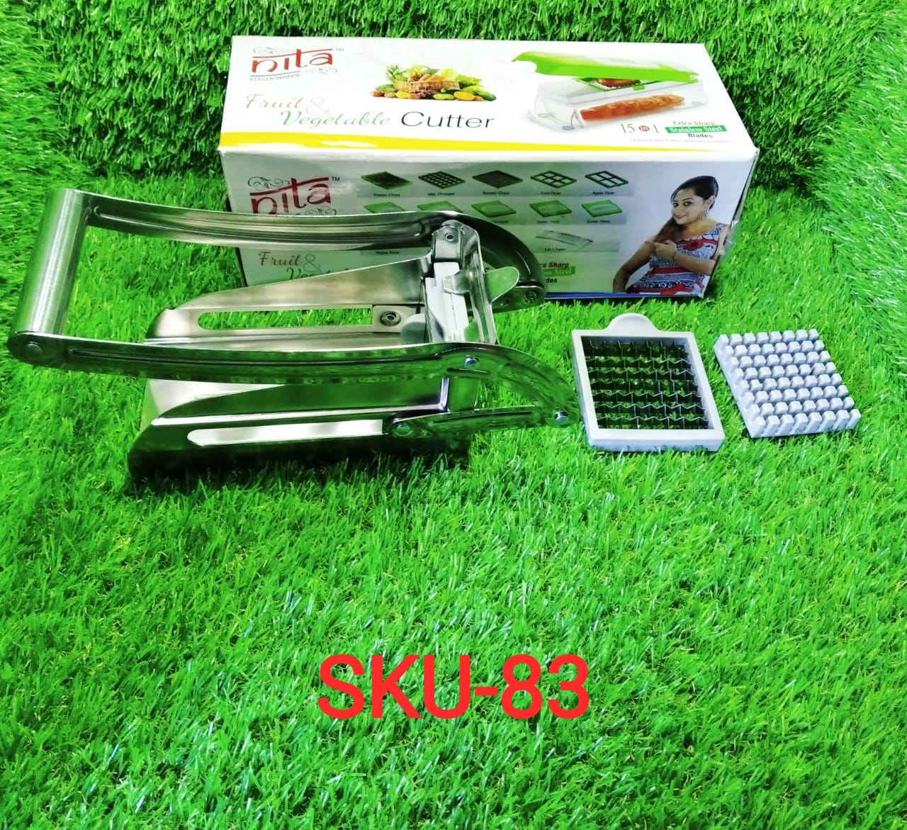 Stainless Steel French Fries Potato Chips Strip Cutter Machine - Springkart