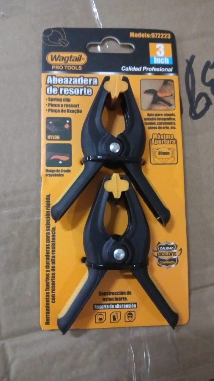 3 inch Heavy Duty Clips Clamp Spring Clamps Clip Fixture (2 Pc Set) - Springkart
