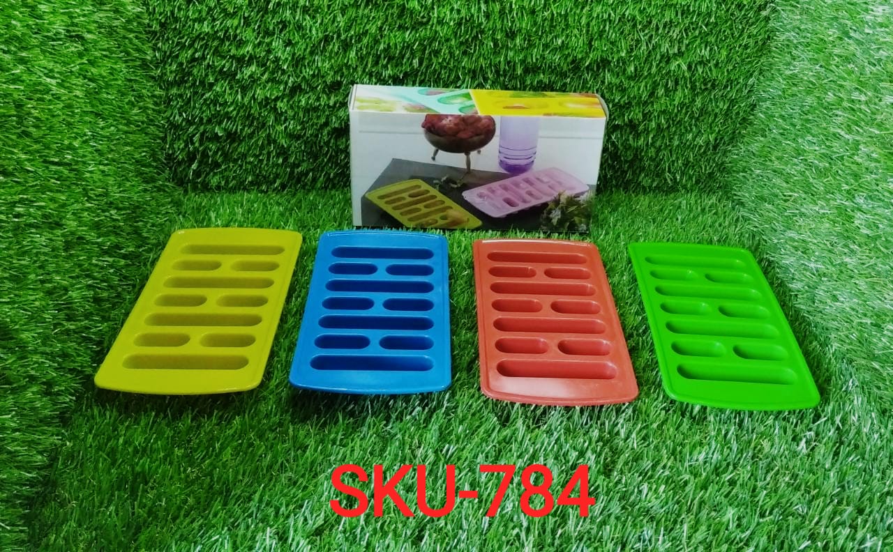 4 Pc Fancy Ice Tray used widely in all kinds of household places while making ices and all purposes. - Springkart