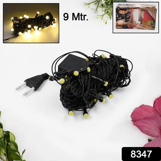 9Mtr Flower Design Home Decoration Electrical Series Light Home Decoration Diwali & Wedding LED Christmas String Light Indoor and Outdoor Light ,Festival Decoration Led String Light, Multi-Color Light 1.4MM (36L 9Mtr) - Springkart