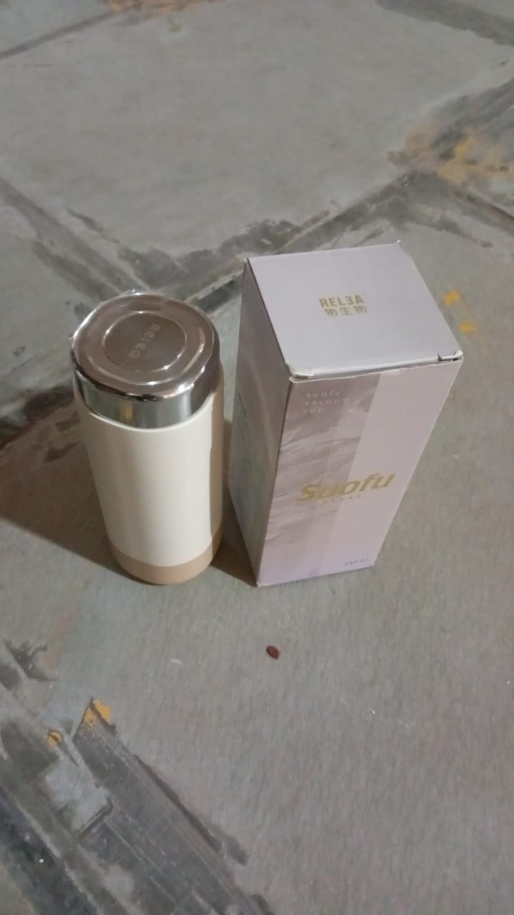 Stainless Steel Double Wall Water Bottle (380 ML) - Springkart