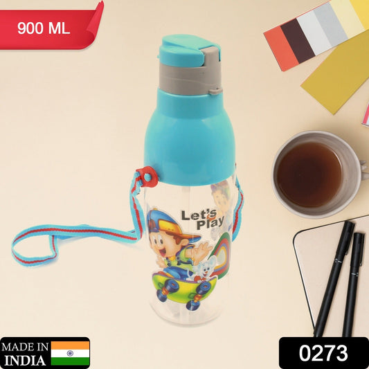 900ml Insulated Water Bottle with Dori & Straw: Leakproof, BPA-Free, Sports Bottle - Springkart