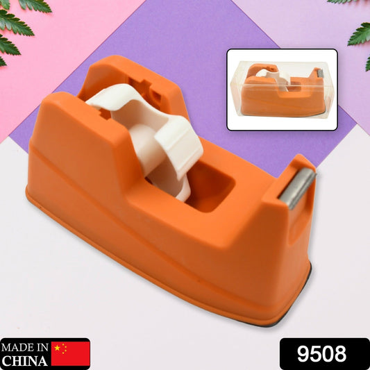 Plastic Tape Dispenser Cutter for Home Office use, Tape Dispenser for Stationary, Tape Cutter Packaging Tape (1 pc / 605 Gm) - Springkart