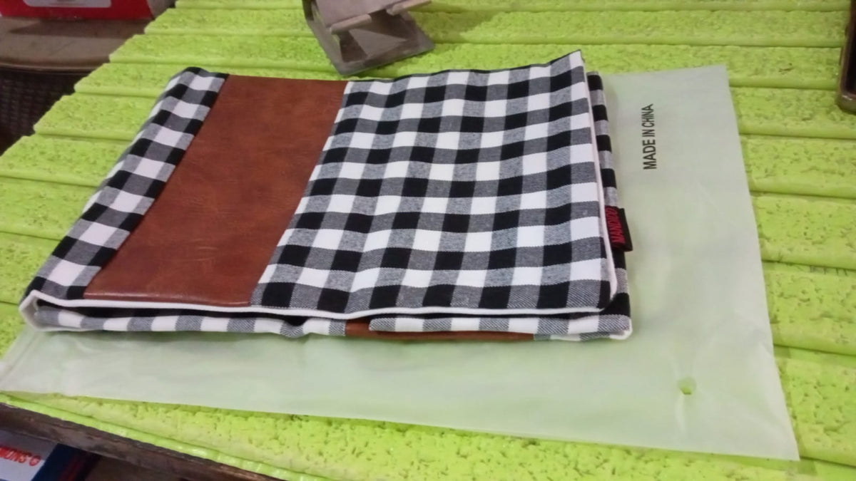 Pillow Covers, Leather & Cotton Cushion Covers (19 × 12 Inch / 1 Pair / 2 Pc) - Springkart