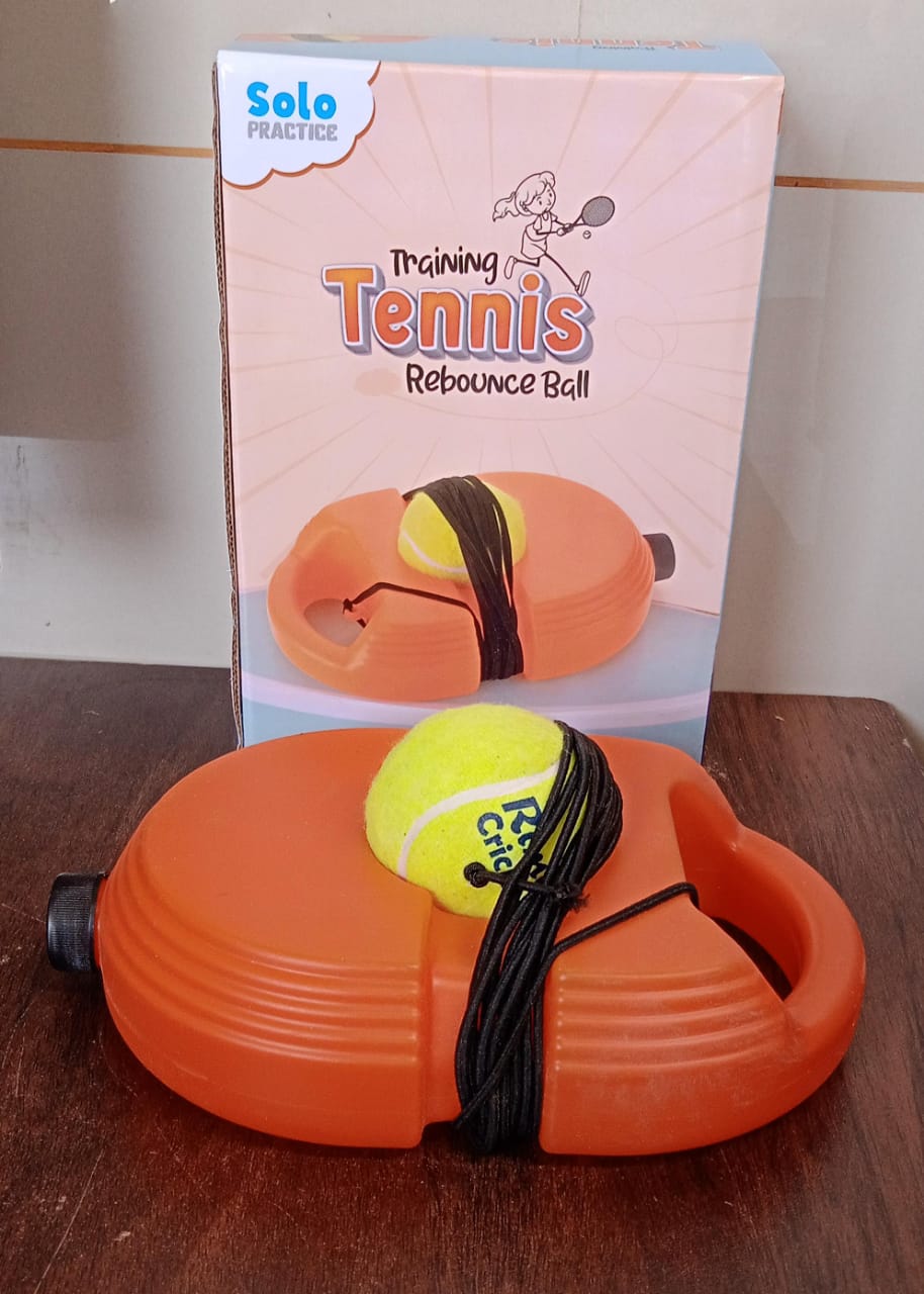 Tennis Trainer Rebound Ball with String, Convenient Tennis Training Gear, Tennis Practice Device Base for Kids Adults - Springkart