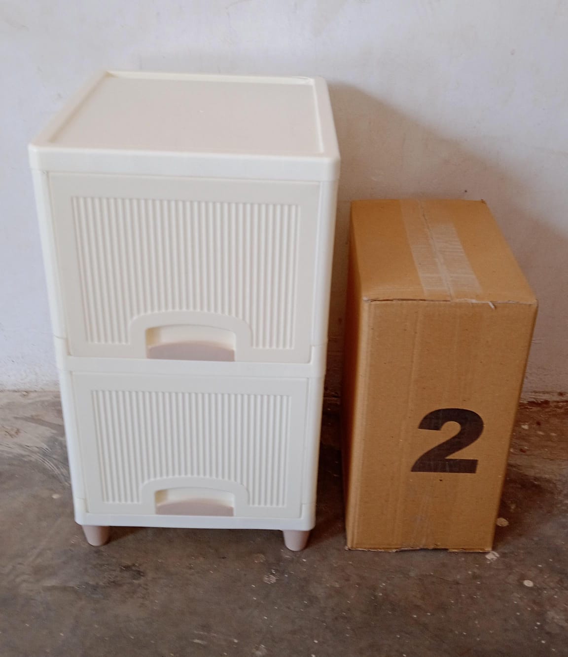 Multipurpose Storage Cabinet, Storage Solutions plastic drawers || Multi Layer Wardrobe Storage Drawers || Foldable Multipurpose Drawer Units For Kitchen, Bathroom, Bedroom, Cloth (2 Layer) - Springkart