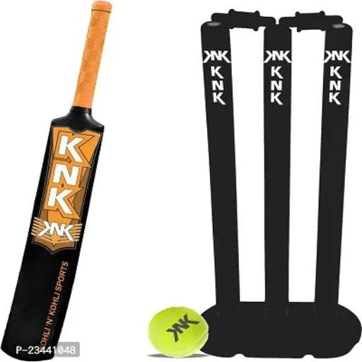 Hard Plastic Cricket Kit For 6-8 Years Kids (1 Bat Size 3 Wicket 24 1 Ball) Cricket Kit () - Springkart