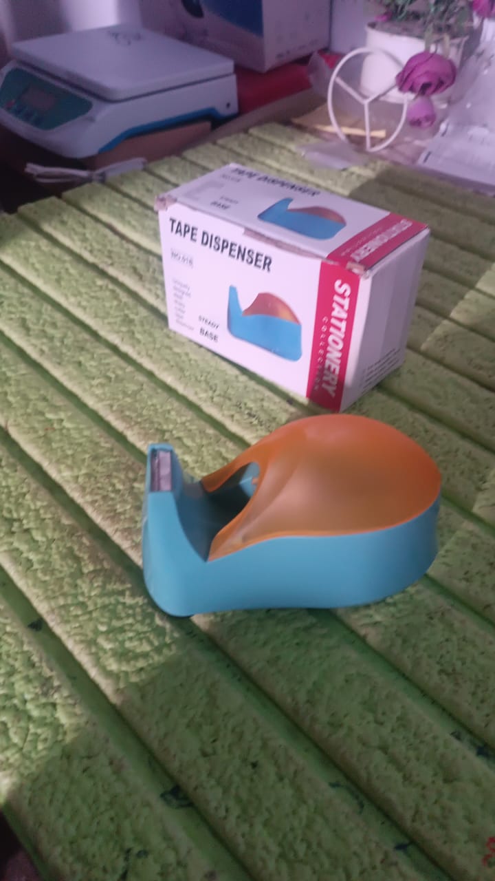 Plastic Tape Dispenser Cutter for Home Office use (1 pc) - Springkart