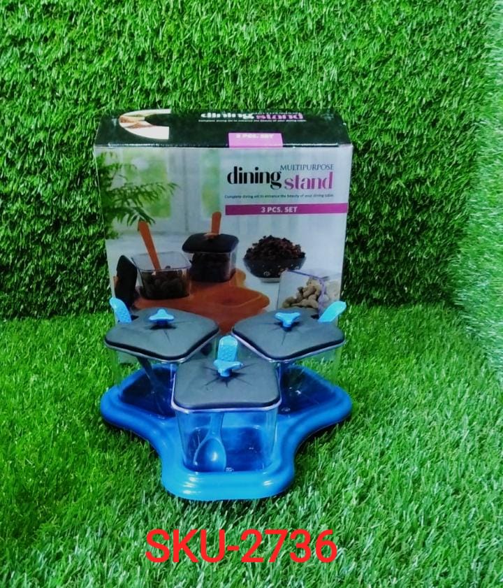 3 Pc Dining Set used as a cutlery set for serving food purposes and sweet and all in all kinds of household and official places etc. - Springkart