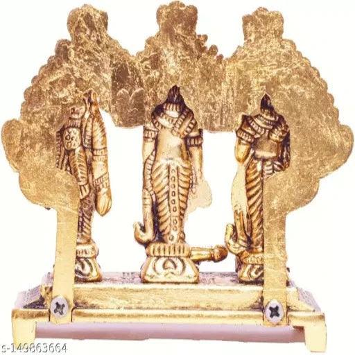 Shri Ram Darbar Metal Statue for Pooja,Lord Rama Laxman Sita & Hanuman Murti - Springkart