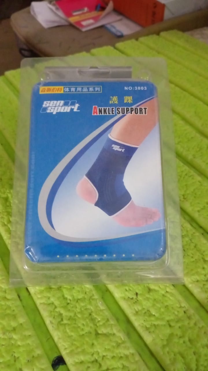 Ankle Support Brace Cap Wrap Pad (1 Pair / With Card Packing) - Springkart