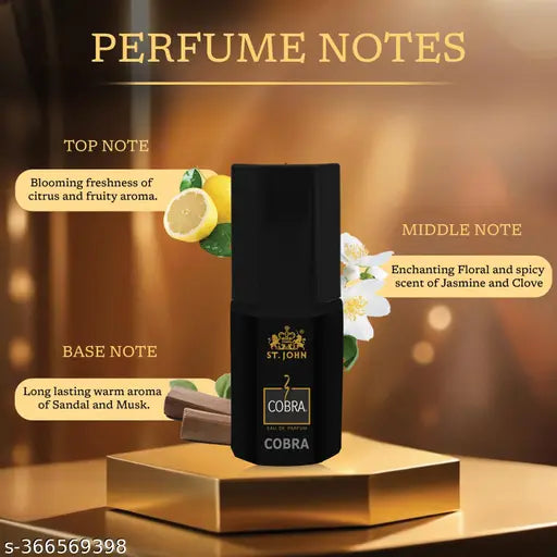 ST.JOHN Perfume for Men & Women, Magnet Perfume 10ml, Cobra Perfume 10ml, Black Current Perfume 10ml (Pack of 3)