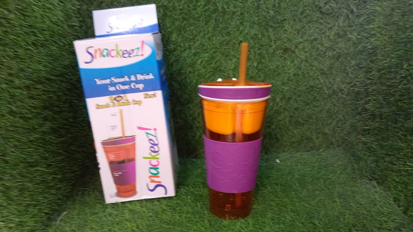 2 in 1 Snack & Drink Snackeez Travel Cup in One Container (1pc) - Springkart