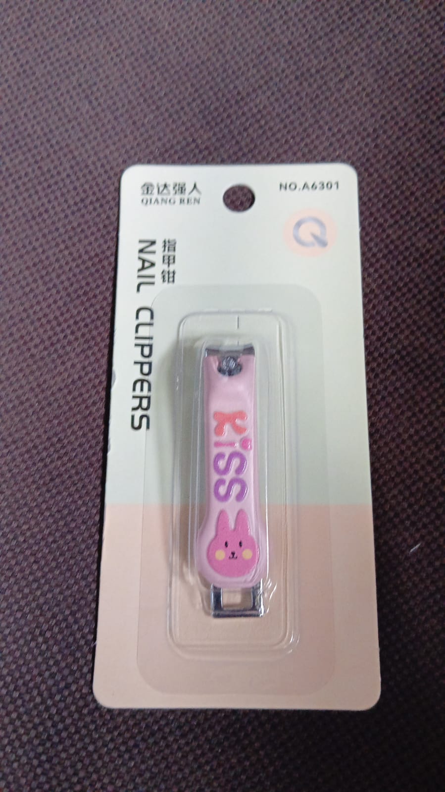 Cute Nail Clipper with Nail Catcher, Nail File - Stainless Steel (1 Pc) - Springkart