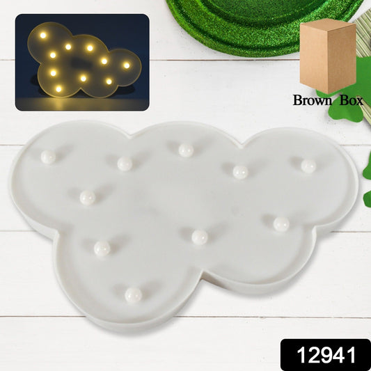 3D LED Night Light Table Lamp for Party Birthday Wedding Atmosphere, Battery Operated Decorative Light Nursery Lamp for Bedroom and Wall Decoration For Children Bedroom Wall, Light (1 Pc / Battery Not Included) - Springkart