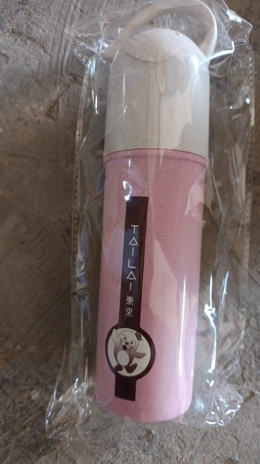 Travel Coffee Cup Portable Water Bottle Wheat Straw Coffee Tea Mug Coffee Mug with Lids & Handle for Coffee Tea Portable for School (300 ML Approx) - Springkart