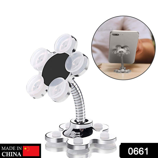 Phone Holder, 360°Rotatable Phone Stand Multi-Function Double-Sided Suction Cup Mobile Phone Holder vip stand - Springkart