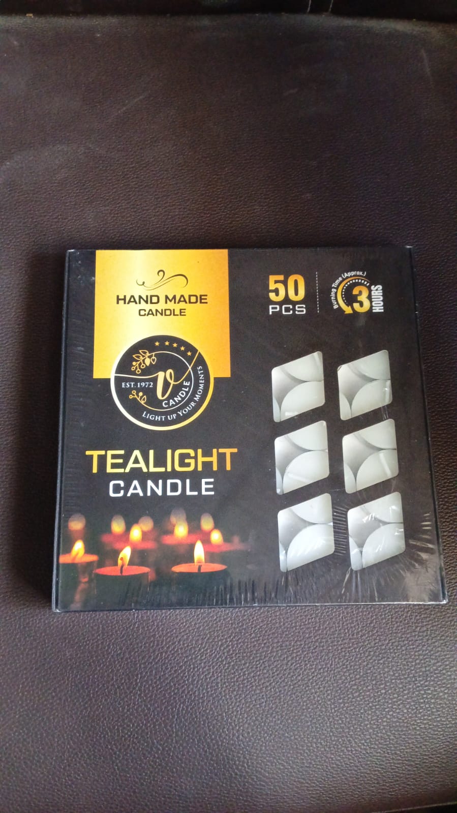 Tealight Candles Set, Smokeless Candles (50 Pcs set) - Springkart