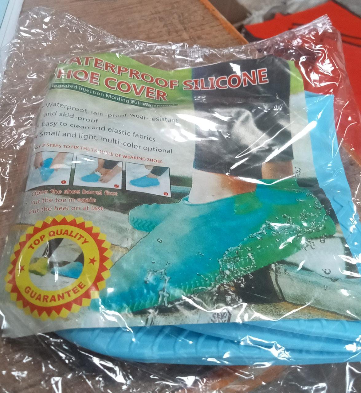 Non-Slip Silicone Rain Reusable Anti skid Waterproof Fordable Boot Shoe Cover (Mix Color) - Springkart