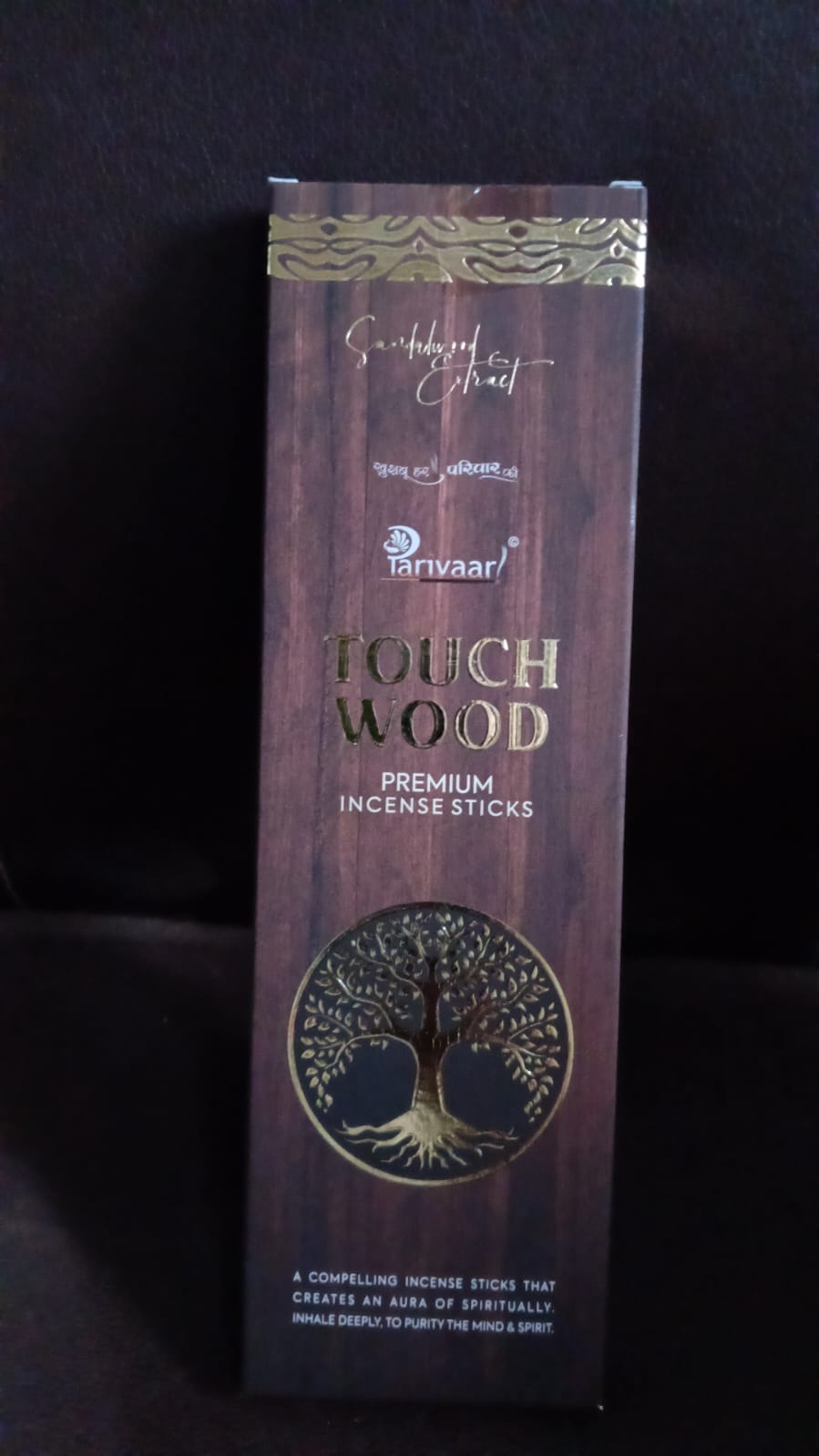 Touch Wood Agarbatti / Incense Sticks for Home, Office (90 GM) - Springkart