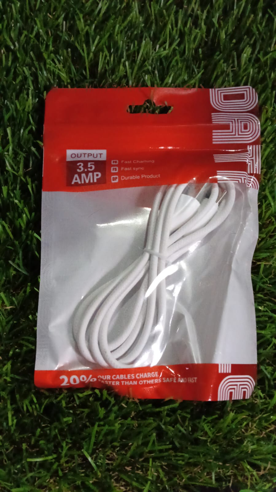 Type C data cable with 3.5 Amp Fast Charging Cable (900 MM / 1 Pc) - Springkart